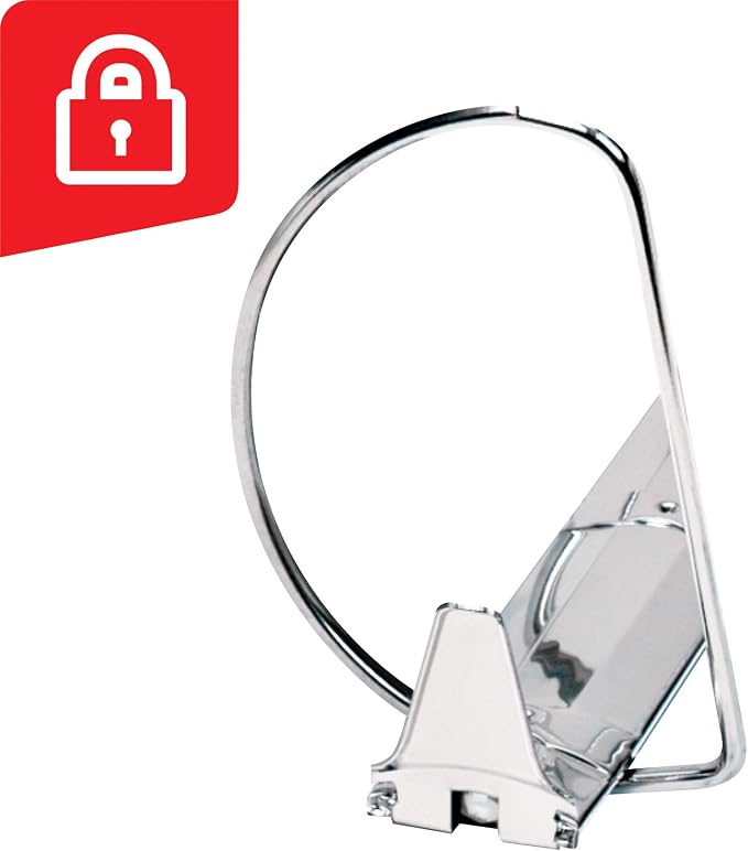 Cardinal 3 Ring Binder, 6 Inch Heavy Duty XtraLife Binder, Locking Slant-D Rings, Crack-Resistant Cover & Spine, ClearVue Covers with Shelf Pull, Holds 1,300 Sheets, White (26366)