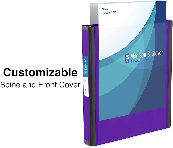 Staples Better 1.5-Inch 3-Ring Binder, Purple, Heavy-Duty | Durable binder built for school and office document organization.