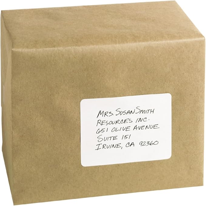 Avery Self-Adhesive Removable Labels, 3 x 4 Inches, White, 80 per Pack (5453)