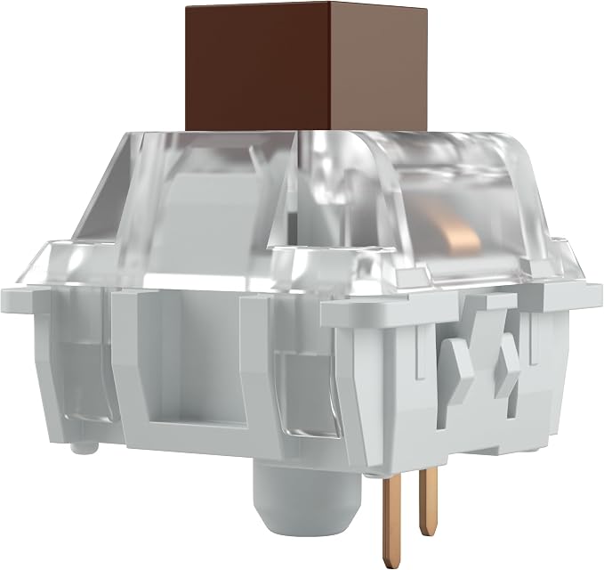GLORIOUS Kailh Box Brown Mechanical Keyboard Switches: Reliable Dustproof 120-Pack - Perfect for Precise Typing and Moderate Gaming
