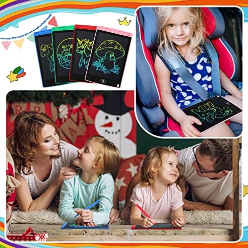 Zhehao 24 Pcs LCD Writing Tablet Kids Board, Classic Color, Round Style