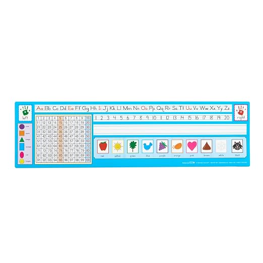 Really Good Stuff Zaner-Bloser Desktop Reference Nameplates, 24-Pack