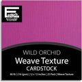 Wild Orchid—12x12 Textured Cardstock | 80lb Textured Purple Scrapbook Paper | Premium Cardstock for Cricut Cutting | 25 Sheets