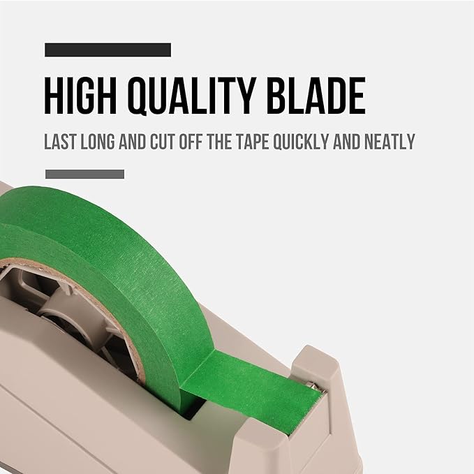 Lichamp 2-Pack Desktop Tape Dispenser Holder with 3-Inch Core - Organizer for Masking, Painters& Heat Transfer Tapes - Office & Craft Supplies Accessories