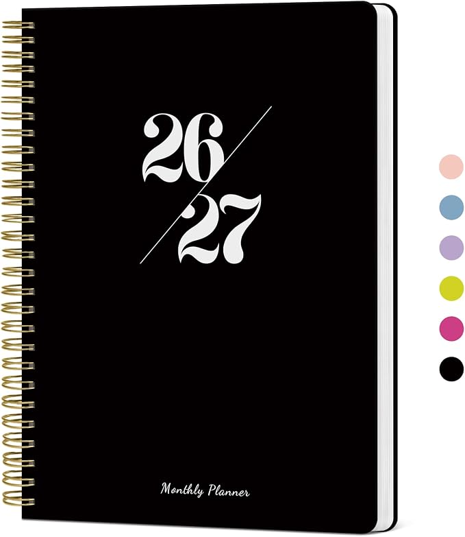 Monthly Planner 2026-2027, 18 Months Calendar, Jul 2026-Dec 2027
