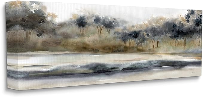 Abstract Nature Grove Landscape, 13 x 30 Inch Canvas Wall Art | Stupell Industries · By Carol Robinson · Ready to hang · Ideal for living room or office · Made in USA