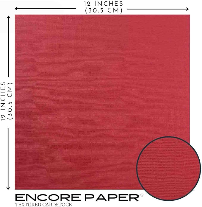 FROSTED ROSE—12x12 Textured Cardstock | 80lb Textured Pink Scrapbook Paper | Premium Cardstock for Cricut Cutting | 25 Sheets
