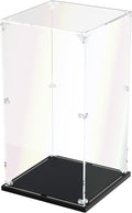 Clear Acrylic Display Case, Easy Assembly Showcase Box(7.84x7.84x15.74 in) | dofopo Dust Protection Case for Action Figures and Dolls, Alternative Glass Box for Collectibles Commemorative Gifts