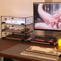 Acrylic Keyboard Storage Display Box, Clear Mechanical Display Rack, Desktop Storage Compartment Placement Rack (One Box)