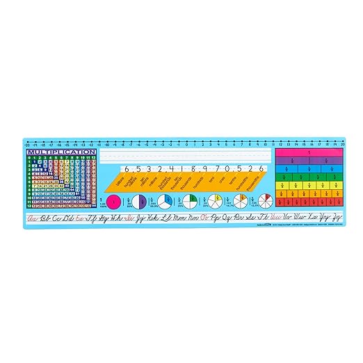 Really Good Stuff Zaner-Bloser Vinyl Desktop Nameplates, 24-Pack