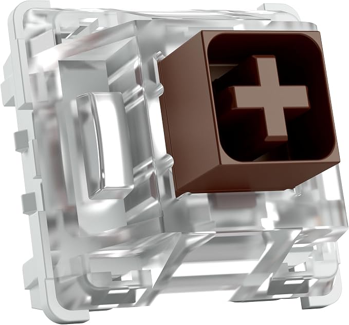 GLORIOUS Kailh Box Brown Mechanical Keyboard Switches: Reliable Dustproof 120-Pack - Perfect for Precise Typing and Moderate Gaming