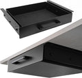Under Desk Drawer Slide Out,Under Desk Shelf,Drawers for Under Desk,Home Office Storage Organizer, Black（12inch）