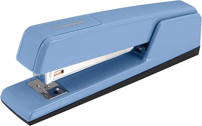 Swingline 747 Classic Stapler, 30 Sheet Capacity, Jam Free, Metal, Electric Blue (74708)