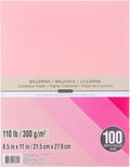 Recollections 100 Sheets Ballerina 8.5” x 11” Cardstock Paper - Acid and Lignin Free Paper for Scrapbooks, Arts & Crafts - 1 Pack