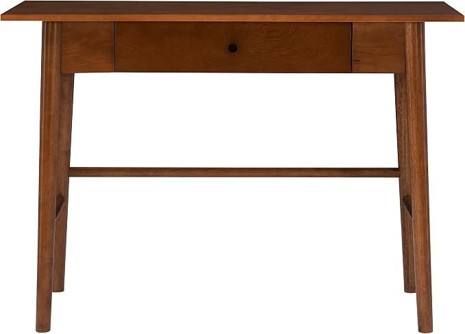 Melissa Mid Century Walnut Desk by Linon