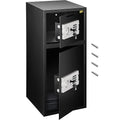 VEVOR Large Double Door Safe Box 29.5" x 13.8“ x 13.8" Steel Safe Box Strong Box with Digital Lock for Money Gun Jewelry Black