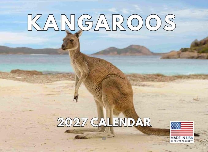 Kangaroo Calendar 2027 Monthly Wall Calender 12 Month