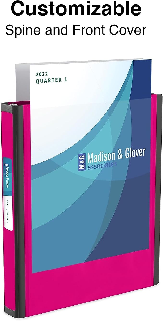 Staples Better 1.5-Inch 3-Ring Binder, Pink, Heavy-Duty | Durable binder built for school and office document organization.