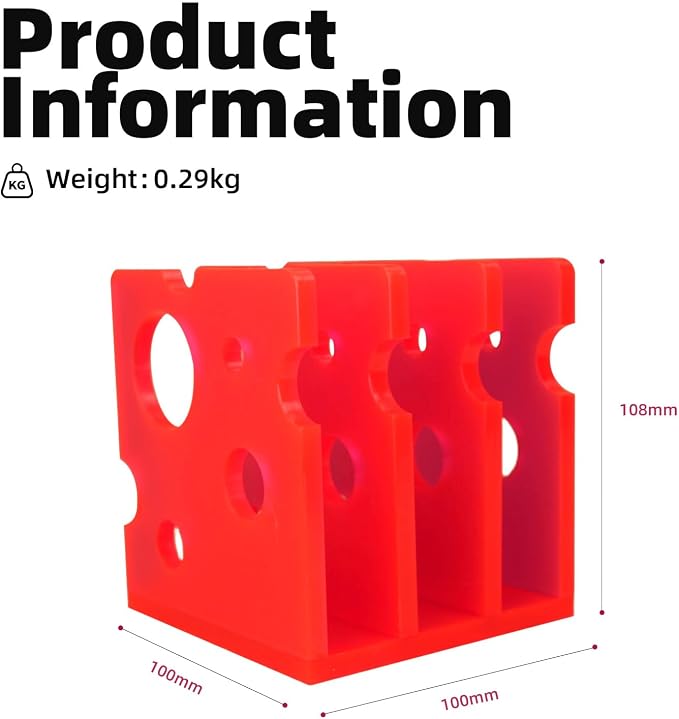 Acrylic 3 Section Magazine Vertical File Holder Organizer Book Holder Storage Box For Home And Office Cheese Shape Desktop Decorative Book Stand