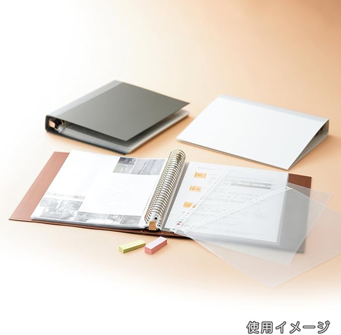 Maruman F949R-11 Loose Leaf Binder, A4, Dublock, 30 Holes, Gray