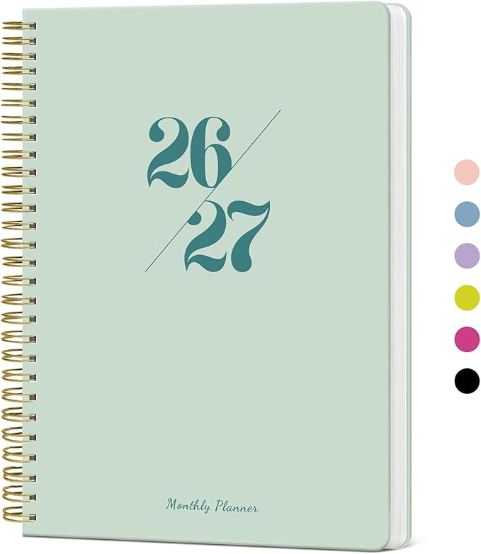 Monthly Planner 2026-2027, 18 Months Calendar, Jul 2026-Dec 2027