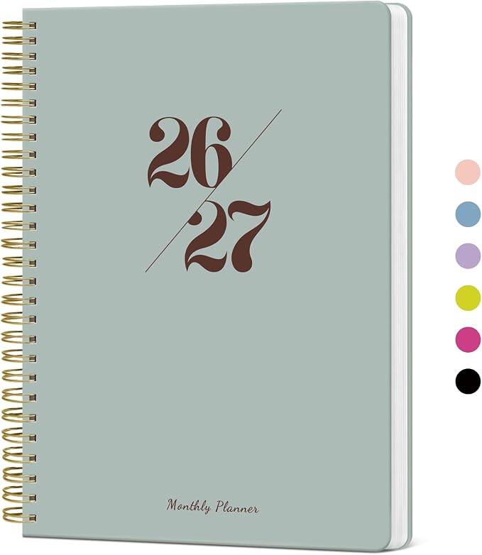 Monthly Planner 2026-2027, 18 Months Calendar, Jul 2026-Dec 2027