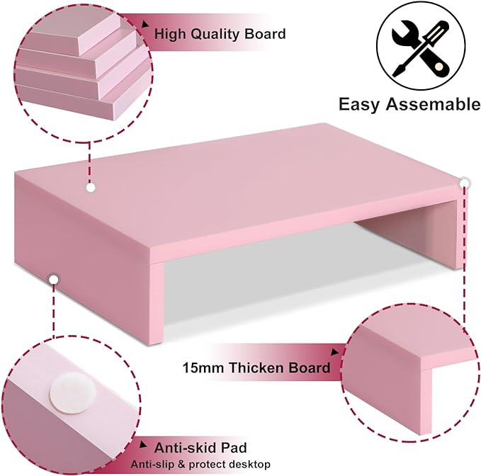 TEAMIX High/Low Stand Riser Set of 2
