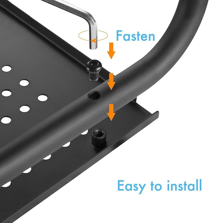 HUANUO Monitor Stand Riser for Desk, Laptop Stand, Laptop Shelf w/Vented Metal, Desktop Computer Stand Desk Organizer for Laptop, PC, Printer