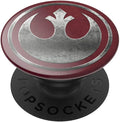 PopSockets Adhesive Phone Grip, Holder- Rebel Icon | Secure Comfortable Hold, Anti-Drop, Kickstand, Star Wars, Grogu, Electronic Accessories, For iPad/Kindle/iPhone/Android