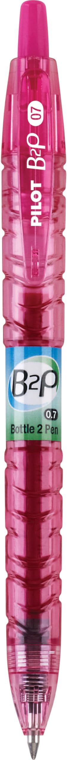PILOT B2P Colors - Bottle to Pen Gel Pens, Pink G2 Ink, 0.7mm, 12-Pack