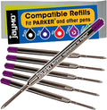 Replacement for Parker 1950369 - G2 Ballpoint Pen Refill - 6 Purple