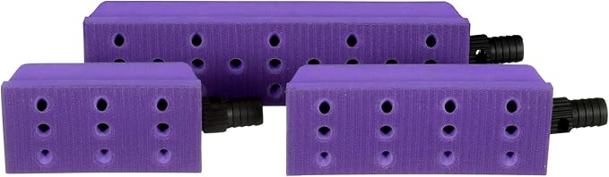 3M Hookit Dust Extraction Flexible Sanding Block, 35829, Kit | Includes Four Lengths, Captures Dust for Automotive Sanding