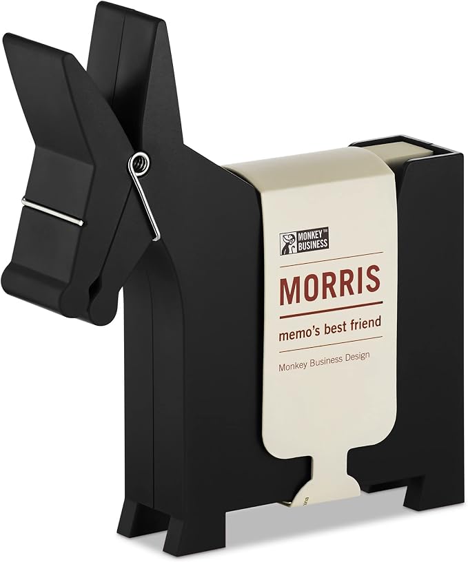 Morris the Donkey: Desktop Memo Holder | Cute Desk Accessories & Office Supplies | Funny Desk Decor & Office Accessories | Desk Supplies: Holders & Dispensers | Sticky Note Holder | by Monkey Business