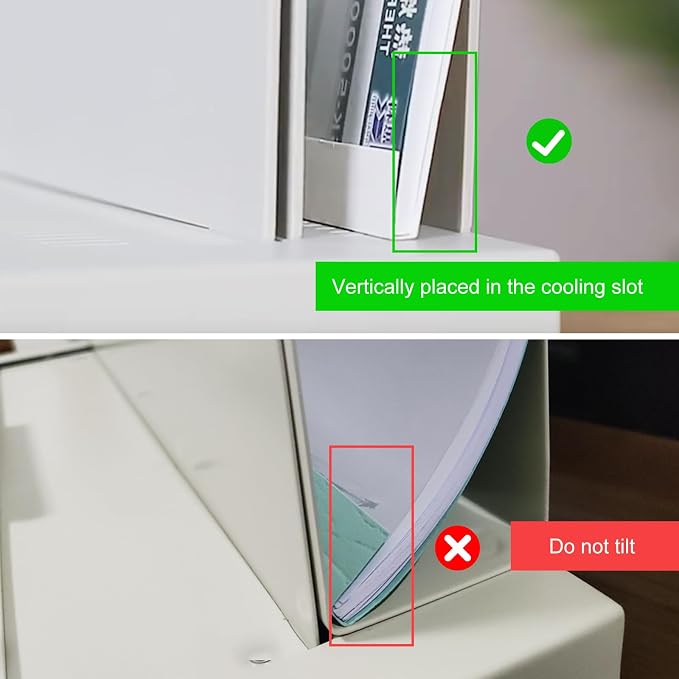 Thermal Binding Machine Book Binder Machine Book Binding Kit 500 Sheets Capacity Thermal Binder A3/A4/A5 Document with Glue Strips Cover 110V Hot Melt Machine Heat Binder Contract Document Invoice