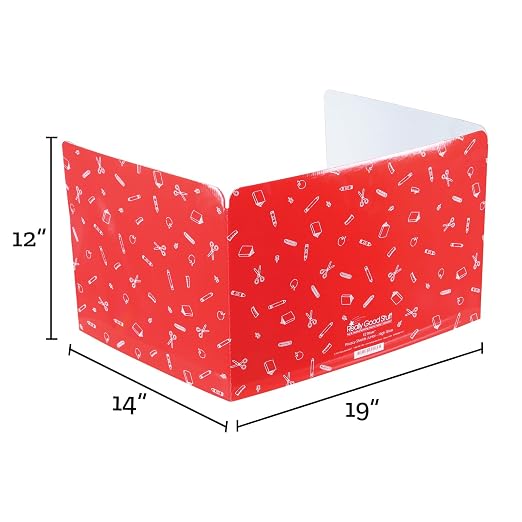 Really Good Stuff Standard Privacy Shields Set of 12, 3 Group Colors
