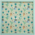 Idea Nuova Bluey 12"x12" Letter Board,Message Board Sign for Desk, Room Decor, Quotes, Notes & Personalized Display,Includes 145 Characters