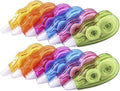 VILLCASE 24Pcs Correction Tape Set 12M Long Mini Correction Tapes for Students and Office Use Tape with as Resin Material Portable Dispenser