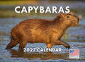 Capybara Calendar 2027 Monthly Wall Calender 12 Month