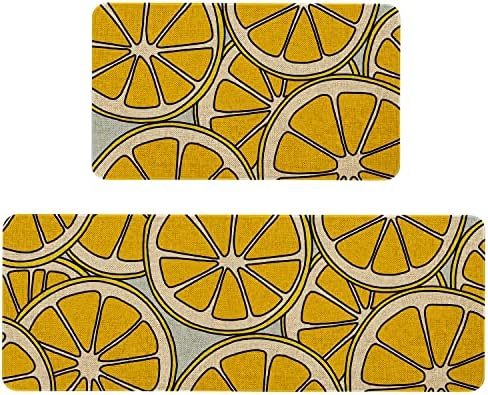 Kitchen Rugs and Mats Set of 2,Floor Mats for Home Kitchen Decor Mat