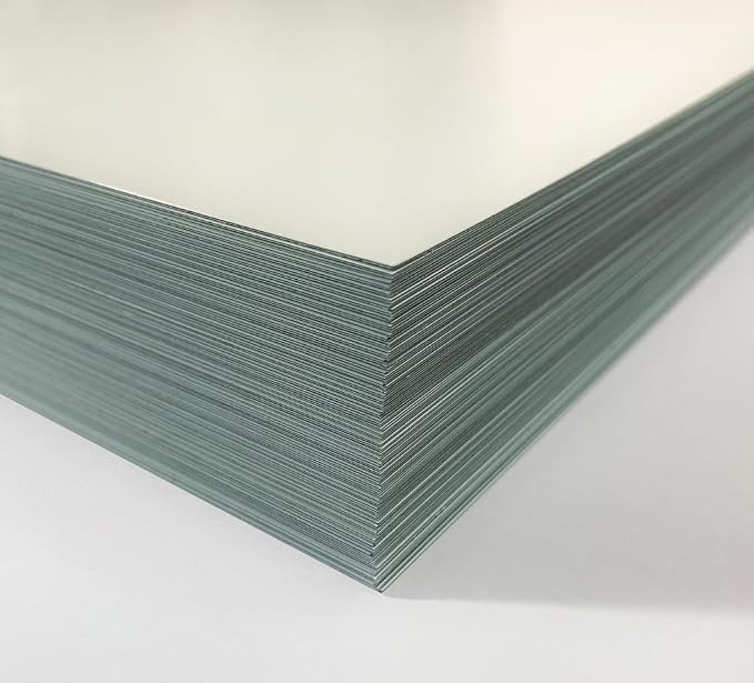 300gsm Blue Core TCG Cardstock - DIY Proxy - Blank Smooth Bluecore Playing Card Stock - 8.5 * 11in Sheets - Laser or UV Printing Only (20x300gsm Blue Core)