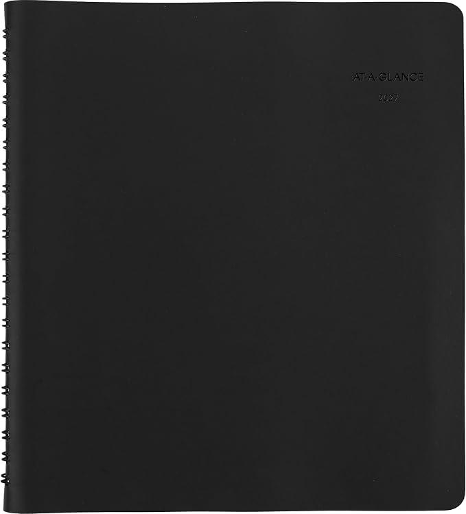 AT-A-GLANCE 2027 Appointment Book Planner, Daily, 6.5" x 8.75", The Action Planner, Black (70EP030527)