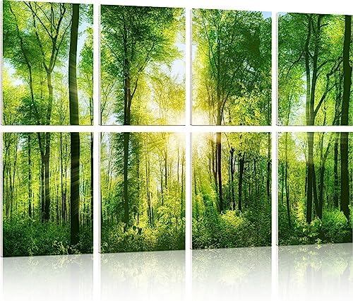 YPY Sound Proofing Panels, Sound Absorbing Wall Art Forest, Acoustic Panels