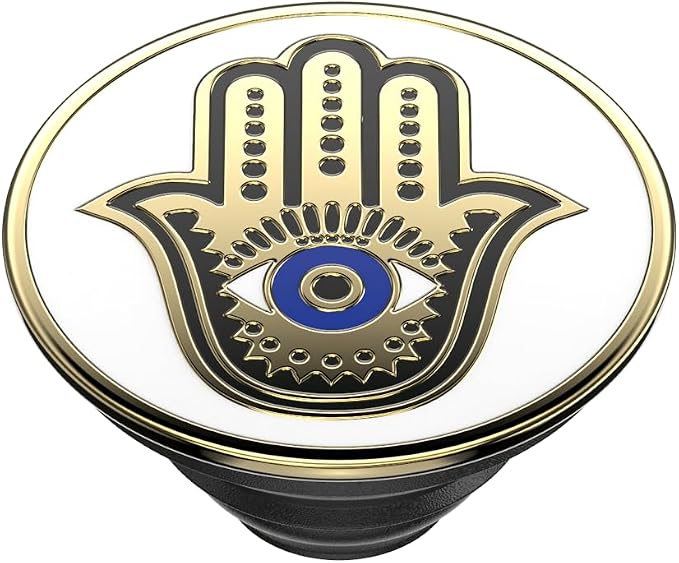 PopSockets Adhesive Phone Grip, Holder- Hamsa Hand | Secure Comfortable Hold, Anti-Drop, Kickstand, Enamel, Designs, Electronic Accessories, For iPad/Kindle/iPhone/Android