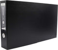 3-Ring Premium Ledger Binder for 11" x 17" Paper - Black, by Bindertek | 3" Spine Width, 525 Sheet Capacity, 2" D-Rings, Linen-Textured Covers, Steel Reinforced Edges, Spine Label Included