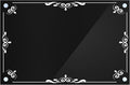 Acrylic Dry Erase Board for Wall with Stylish Border - Shipped Next Day, Made in USA, Non-Magnetic Whiteboard, Wall Mounted Board, Easy to Clean (Black - 20x30)