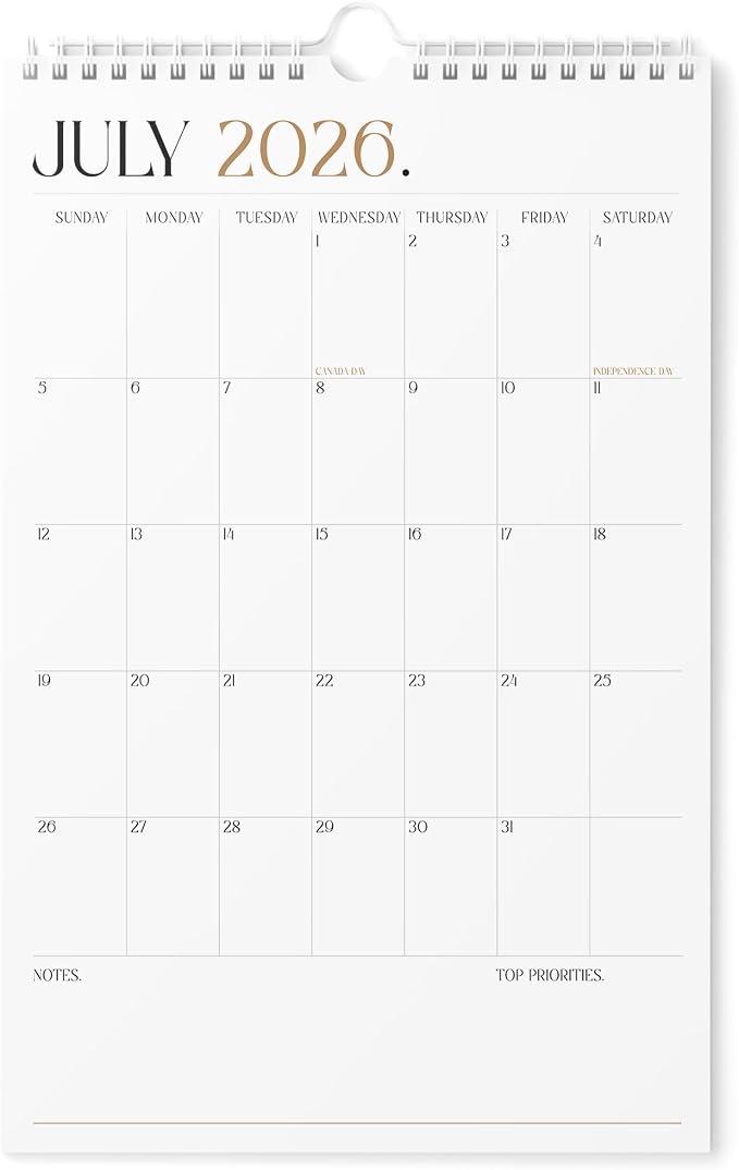 Karto Wall Calendar 2026-2027 11x17 in - Boho