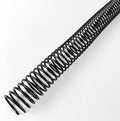 Binditek Plastic Spiral Binding Coils, 28 mm, 4:1 Pitch, Black, 50 Pack | Coil Binding Spines, 1-1/8", 240 Sheet Capacity, 48 Loops,for Letter-Size Reports, Presentations, School and Office Projects