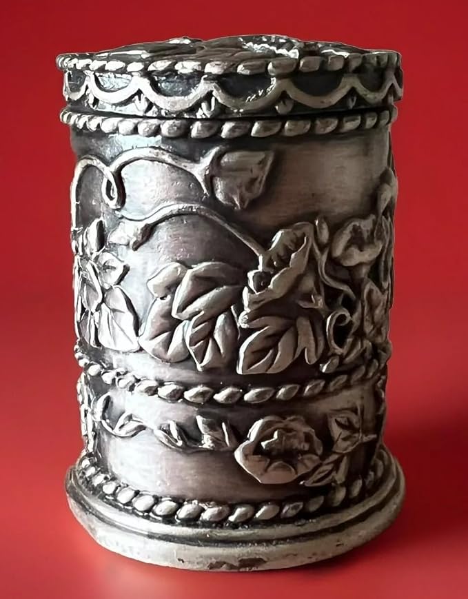 United States Postal Service Floral Metal Stamp Coil Dispenser (Holds a Roll of Forever Postage Stamps) Holder (Hummingbird Pewter)
