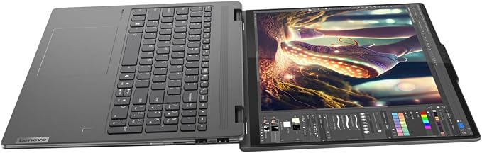 Lenovo Yoga 7i 2-in-1 Laptop, 16" 2K Touchscreen Display, Core Ultra 7 155U (Up to 4.80 GHz), 16GB DDR5, 512GB PCIe SSD, Wi-Fi 6E, Backlit KB, FP Reader, TB 4, Webcam, Keypad, PDG HDMI, Win 11 Pro