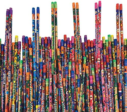 Raymond Geddes Birthday Number 2 Pencils For Kids (Pack of 144)